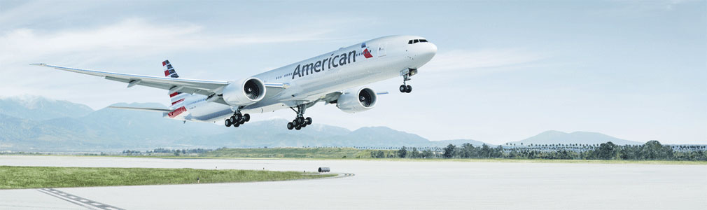 American Airlines 777-300 aircraft